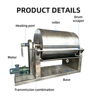 Sécheur à tambour à grattoir série HG : Équipement de séchage rapide à tambour rotatif pour matériaux visqueux, Sécheur à tambour à grattoir
