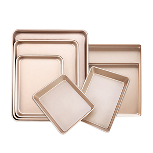 Vente en gros bon marché de plaques de cuisson en silicone, acier au carbone, grande plaque de cuisson, tôle à biscuits résistante à la chaleur pour emballage de cuisine à domicile - Product Image 1
