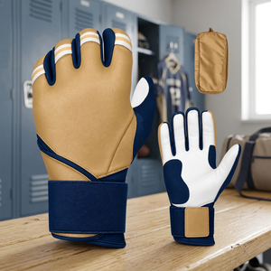 TOMBOLA SPORTS ถุงมือตีเบสบอลน้ำหนักเบา สายรัดข้อมือหนัง แบบมีตะขอและห่วง สำหรับฝึกซ้อมทั้งสองมือ ไซส์ XL/XXL - Product Image 5