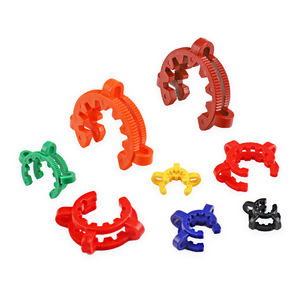 Clip <span class=keywords><strong>de</strong></span> jonction en verre <span class=keywords><strong>d</strong></span>époli standard <span class=keywords><strong>de</strong></span> laboratoire, pince <span class=keywords><strong>de</strong></span> jonction conique en plastique, pince Keck, clips à tête conique - Product Image 2