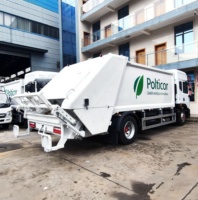 Camion compacteur de déchets solides municipaux à haute compression pour la collecte des déchets et l'assainissement