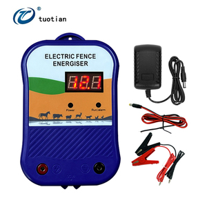 Cargador de Cerca Eléctrica, Entrada de 12V a Salida de 12KV, 2 Julios, Energizador de Cerca Eléctrica Enchufable para Control de Fauna Silvestre - Product Image 1