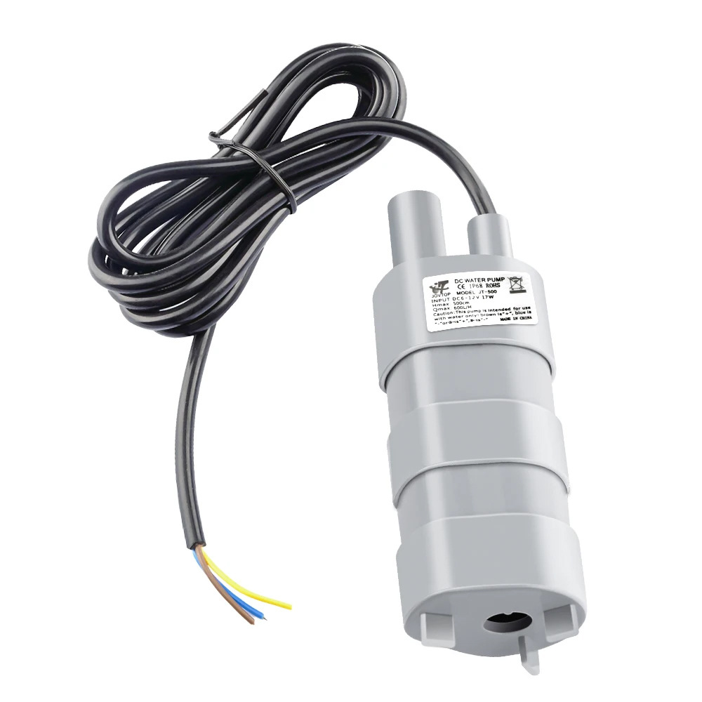 JT-500 12V 24V DC Tauch wasserpumpe 600L/H 1.2A Drei-Draht-Wasserpumpe mit  hohem Durchfluss fr Wohnmobil-Camper-Teich-Aquarium| Alibaba.com