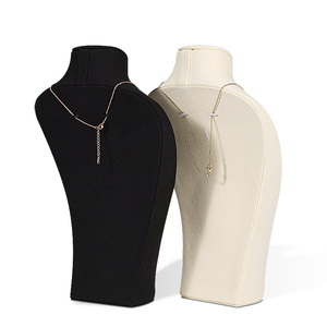 Jinsky Caliente Microfibra Collar Display FrameJewelry Rack Display Frame Retrato Modelo NeckWindow Display Props - Product Image 4