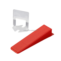 Clips de nivellement de carreaux 1/8 po, lot de 100, avec entretoises de nivellement plus flexibles pour l'installation de carreaux