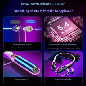 Auriculares para el cuello Auriculares inalámbricos Auriculares para aeropuerto Auriculares intrauditivos deportivos impermeables Banda para el cuello Auriculares inalámbricos Tws Cuello - Product Image 4