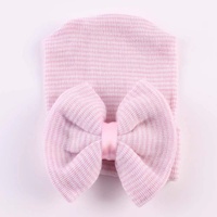 Gorro de Algodón para Bebé Recién Nacido con Lazo Grande, Gran Venta