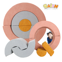 3 Stück modulare Couch Factory Sponge Mikro faser Stoff Weiches Babys pielbett Kinder Kinderspiel zimmer Baby Couch Sofa