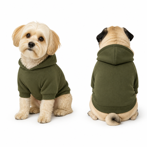 Sweat-shirts à capuche pour chien, pull en polaire doux, vêtements à capuche pour petits chiens, Malteuse, Pug, usage quotidien en extérieur - Product Image 1
