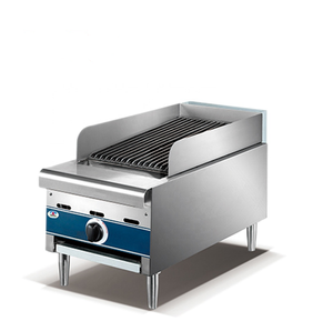 เตาย่างบาร์บีคิว HGL-<span class=keywords><strong>88</strong></span>สแตนเลสแบบไร้ควันเตาย่างหินลาวาสำหรับการค้า - Product Image 2