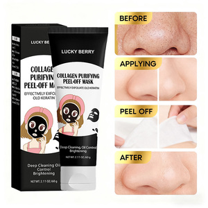 Tinh Khiết Tự Nhiên Bùn Hình Thức Khuôn Mặt Mũi Lỗ Chân Lông Mụn Trứng Cá Làm Sạch Sâu Mụn Đầu Đen Remover Than Peel Off Mặt Nạ Trên Khuôn Mặt - Product Image 4