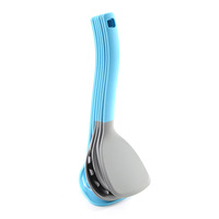 MANJIA-Ensemble d'ustensiles de cuisine en silicone empilables en nylon, nouveau style, 6 pièces