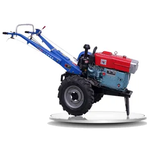 Cameroon wholesale price 15HP walking tractor with tiller seat and plough