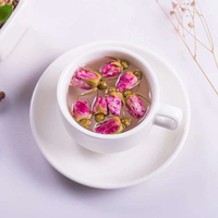 Thé de roses séchées en fleurs roses, aromatisé naturellement, fait main, qualité santé A, herbe brillante, disponible en vrac, boîte ou sachet
