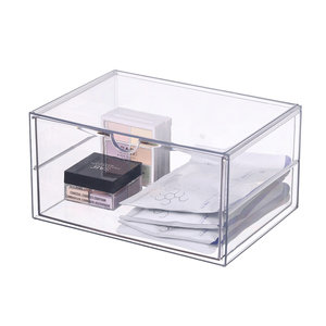 Hộp đựng đồ nhựa PET trong suốt, dùng để đựng mỹ phẩm, bút, để bàn, bán sỉ - Product Image 4