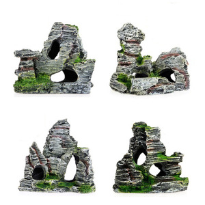 Décoration de roche d'<span class=keywords><strong>aquarium</strong></span> résine artificielle décoration en pierre ornements en résine - Product Image 2