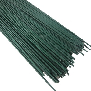 EL-05 40 cm Plastic <strong>Floral</strong> Rod with Green <strong>Wire</strong> Imitation Artificial Graduation Paper Artisan Art for Mother's Day - Product Image 1