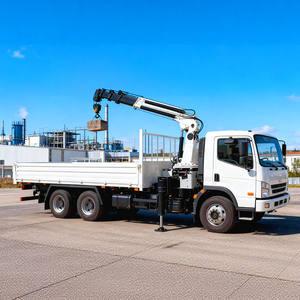 Grue de camion <span class=keywords><strong>pas</strong></span> chère 1,5 à 6 tonnes, nouvelle grue personnalisable à flèche télescopique/articulée montée sur camion à vendre - Product Image 1