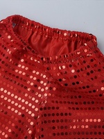 100-140 unisexe enfants formation Dancewear ensemble garçons filles Jazz scène danse vêtements Performance porter enfants Sequin danse Costumes