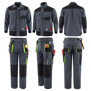 Conjunto <span class=keywords><strong>de</strong></span> Ropa <span class=keywords><strong>de</strong></span> Trabajo <span class=keywords><strong>de</strong></span> Lona para Hombre, Transpirable, Impermeable, con Múltiples Bolsillos, Chaqueta y Pantalones <span class=keywords><strong>de</strong></span> Trabajo, Impresión Personalizada, Venta al Por Mayor - Product Image 1