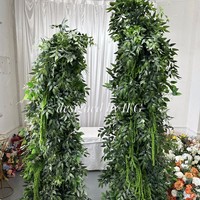 IFG Usine Vente Directe 2.3 + 2m Verdure Arche De Fleurs Artificielles pour Fond D'ouverture De Fête De Mariage