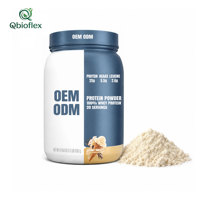 Poudre de protéines Qbioflex en marque privée pour la récupération musculaire, isolat de protéines de lactosérum, complément alimentaire pour femmes et hommes