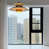 Ventanas Abatibles Modernas de Aleación de Aluminio con Aislamiento Acústico, Certificación Energy Star, Decoración para el Hogar, Selladas, para Balcón, Dormitorio, Sala de Estar