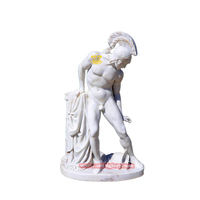 Modern Outdoor Garden with Marble Figure Statue Sculptures Hand-Carved and Polished for Parks