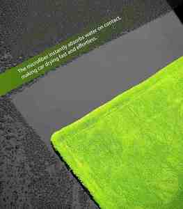 Serviette de nettoyage automobile en microfibre épaisse, séchage rapide, non tissée, double face, fil torsadé, super absorbante, sans rayures, pour SUV pleine grandeur - Product Image 6