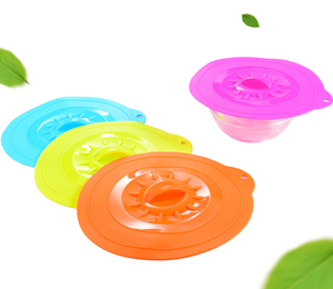 Couvercle réutilisable en <span class=keywords><strong>silicone</strong></span> Yongli anti-poussière et résistant à la chaleur, adapté aux jantes plates des conteneurs ronds Couvercle de pot en <span class=keywords><strong>silicone</strong></span> - Product Image 5