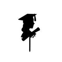 Acryl-Tortendekoration für PhD-Abschlussfeiern im Cross-Border-Stil, Tortenaufsatz zur Feier des Abschlusses