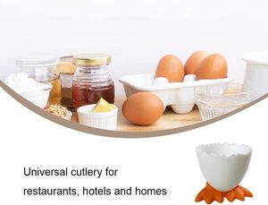 <b>Easter</b> Custom Logo Eco-Friendly PP Plain White Poached Egg <b>Cup</b> Holder - Product Image 4