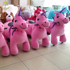 Unicorno Elettrico Cavalcabile in Peluche per Centro Commerciale Hansel, <span class=keywords><strong>Animali</strong></span> da <span class=keywords><strong>Safari</strong></span> - Product Image 3