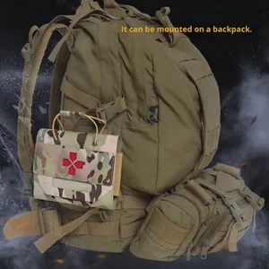 กระเป๋าไนลอน Tushi ลายพราง MOLLE ชุดปฐมพยาบาลทางการแพทย์ยุทธวิธี ifak - Product Image 2