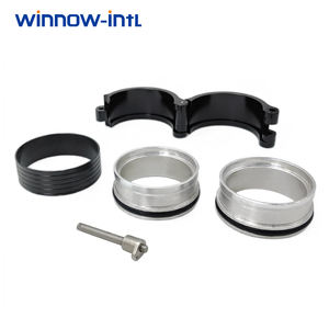 Collier de serrage en aluminium <span class=keywords><strong>V</strong></span>-<span class=keywords><strong>Band</strong></span> de 2,5 pouces à démontage rapide pour tuyau d'intercooler turbo - Product Image 2