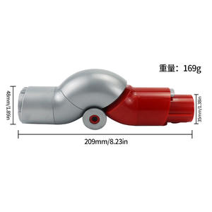 Accesorio para aspiradora Dyson V10 Slim, tubo de dirección, pieza de plástico roja y plateada D8225 para uso doméstico - Product Image 3