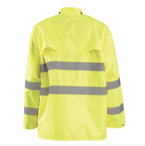 Customizable <b>Waterproof</b> Reflective Safety <b>Clothing</b> for Adults Winter Traffic Duty Raincoat with Logo for <b>Working</b> in the Rain - Product Image 4