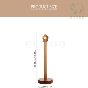 Shopping Wooden <b>Desktop</b> Display <b>Stand</b> Toilet Storage Rack Tissue Paper Roll Dispenser Storage Holders - Product Image 3