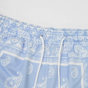 Short en maille High Street avec logo personnalisé pour hommes avec motif solide Jogger de créateur Doublure décontractée Été tout imprimé Short vierge personnalisé - Product Image 4