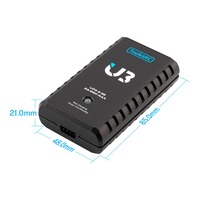 Chargeur de poche intelligent ToolkitRC U3 38W 3A Type-C PD pour LiPo 2-3S avec indicateur LED et station de charge rapide RC