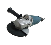 Meuleuse d'angle électrique professionnelle réglable, super puissante, 2400W, à balais, avec disque de 230mm et interrupteur coulissant