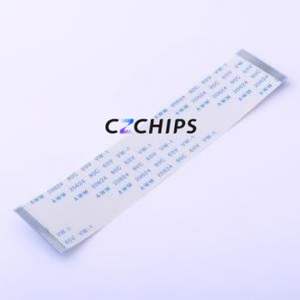 JS05A-40P-100-3-4 FFC Cable (Flexible Flat Cable) P=0.5mm Connector 40P 0.5mm 0.3mm Non-Inverting - Product Image 1