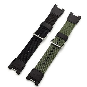Bracelet de montre en nylon souple pour G-Shock SGW100 avec boucle ardillon, 25-12 mm, en toile - Product Image 4