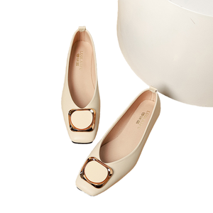 Zapatos de Mujer con Suela de Goma Suave, Estilo Nuevo, Punta Cuadrada, Suela Plana, Tipo Náuticos, para Todas las Temporadas - Product Image 1