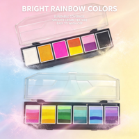 Kit de maquillage pour enfants pour Halloween, peinture pour le visage pour les fêtes, sûre et non toxique, peinture corporelle multicolores à base d'eau