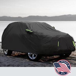 Housse de protection pour voiture, compatible avec <span class=keywords><strong>Ford</strong></span> Explore 2011 – 2024, coupe-vent, toutes saisons, imperméable, protection contre le soleil, la pluie, les UV, la poussière et la neige, housse extérieure - Product Image 2