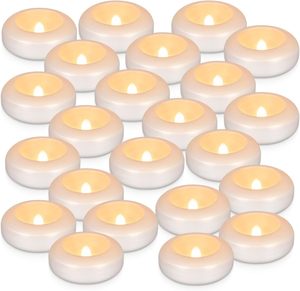 Bougies LED sans flamme, veilleuses romantiques flottantes pour piscine, décoration pour mariages et fêtes - Product Image 1