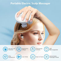 Nouveau masseur de cuir chevelu automatique sans fil professionnel, relaxant, de qualité supérieure, portable, électrique, vibrant, infrarouge