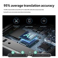 Traducteur portable hors ligne AI avec 44 paires de langues, écran tactile, traduction en temps réel, traducteurs intelligents pour les voyages et les affaires