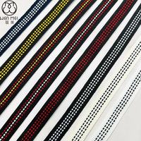 Bande élastique en nylon jacquard, sangle extensible douce, ruban de couture haute résistance pour accessoires de lingerie, 50 yards/rouleau